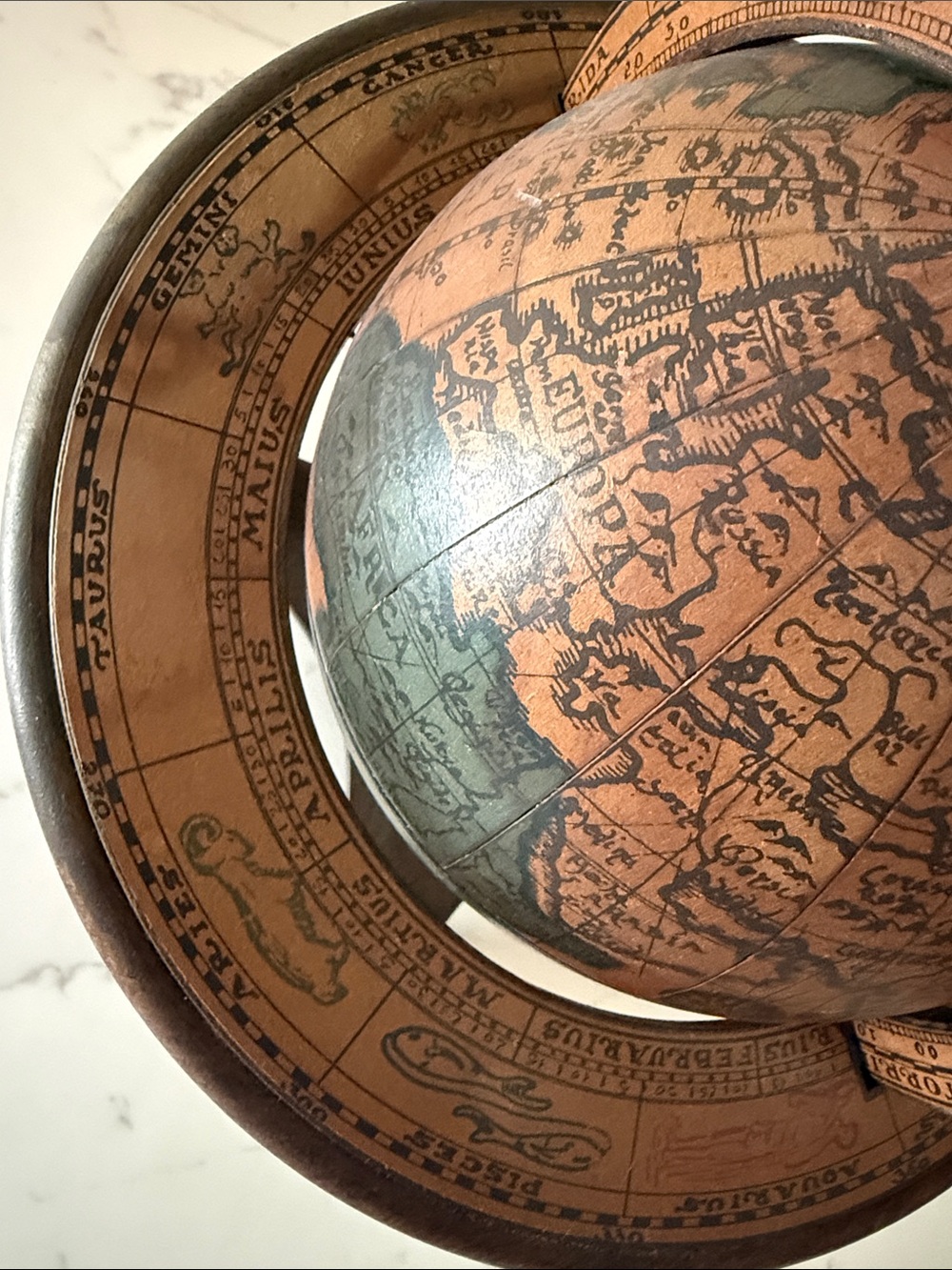 Vintage Italian Old World Zodiac Globe - Picture 10 of 10